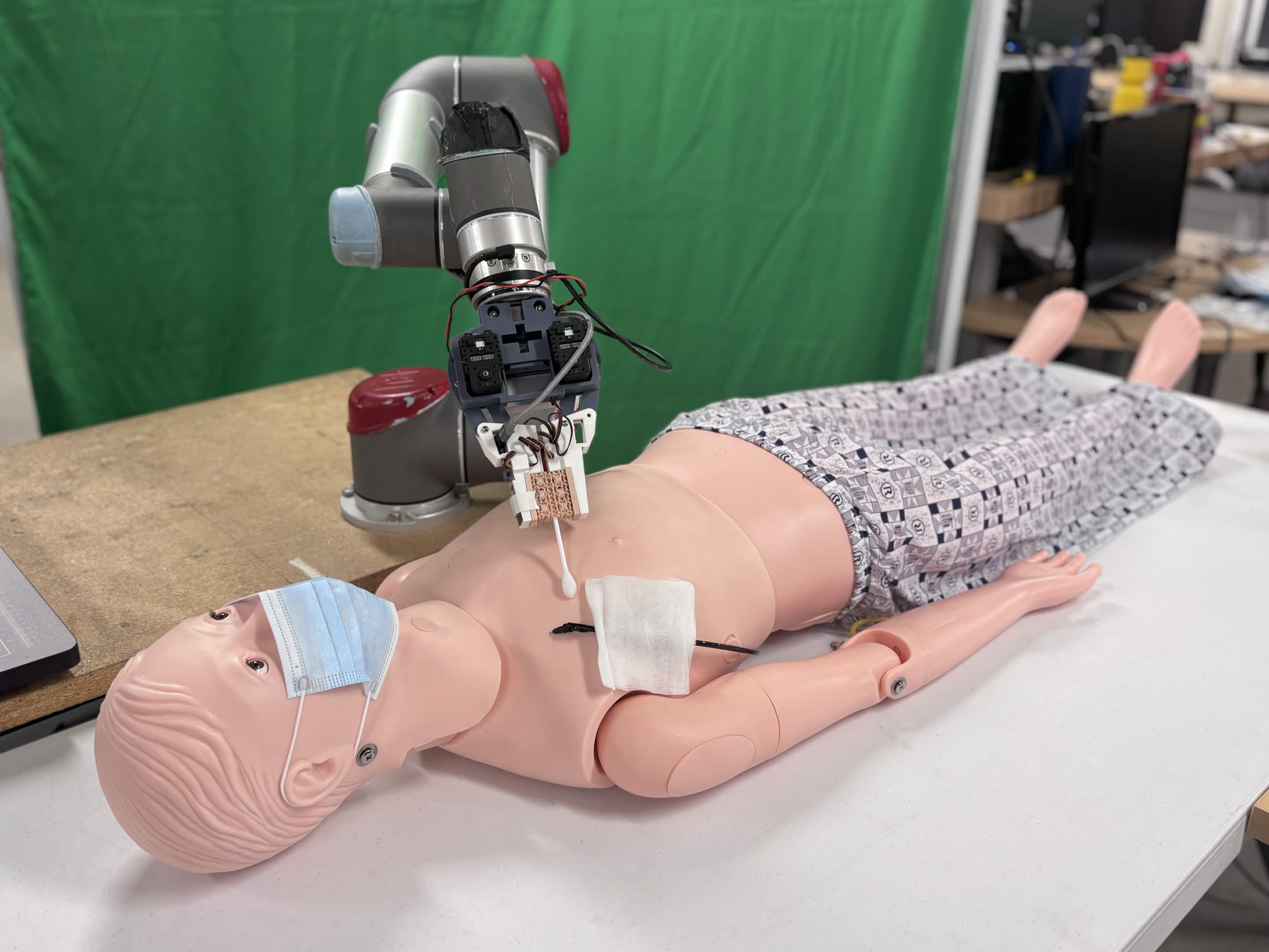 NurseBot robot platform for sterility-aware clinical learning