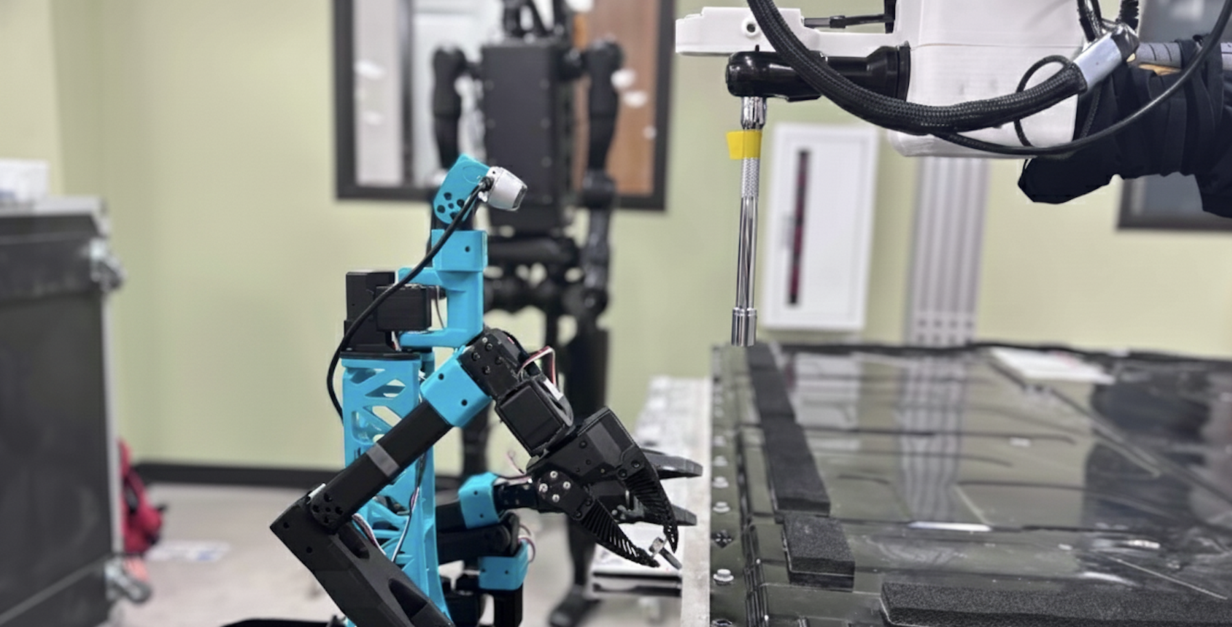 XLeRobot-Pro mobile bimanual manipulator prototype